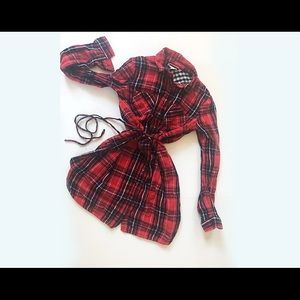 Flannel dress size small